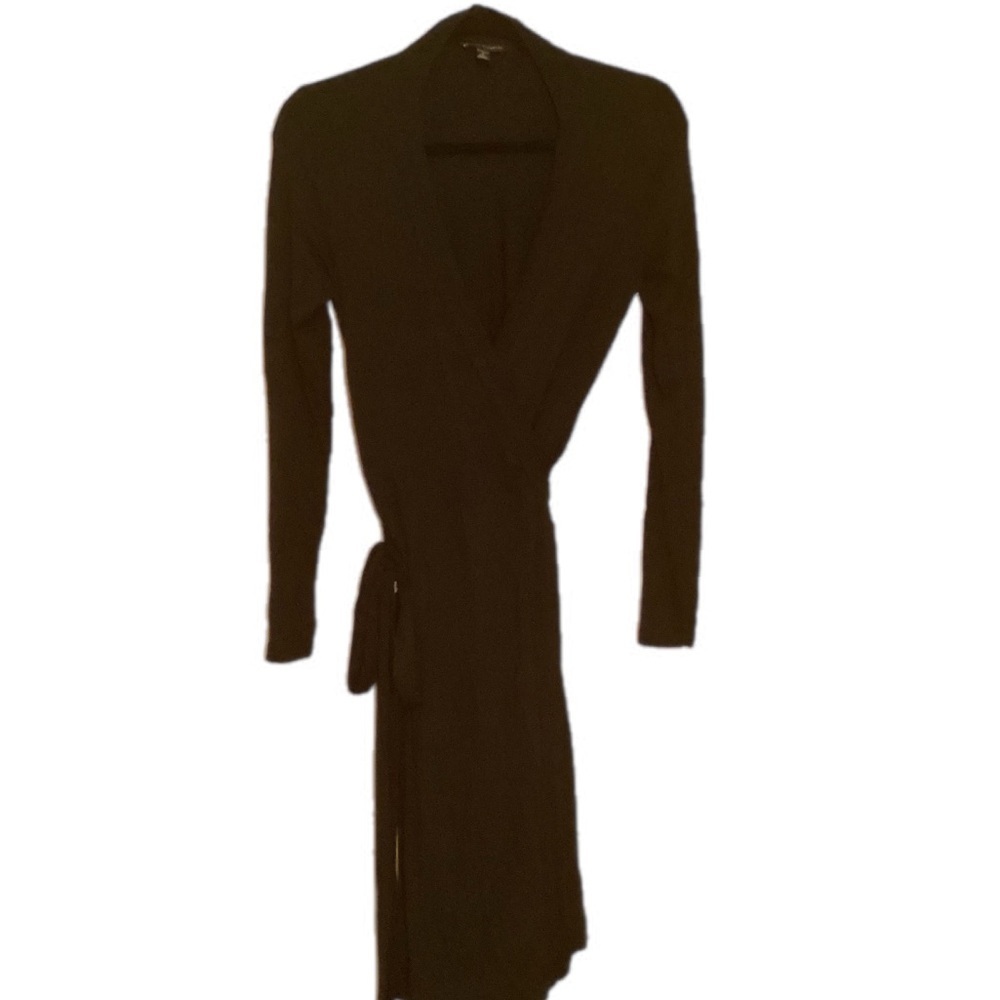 Banana Republic Black Wrap Dress